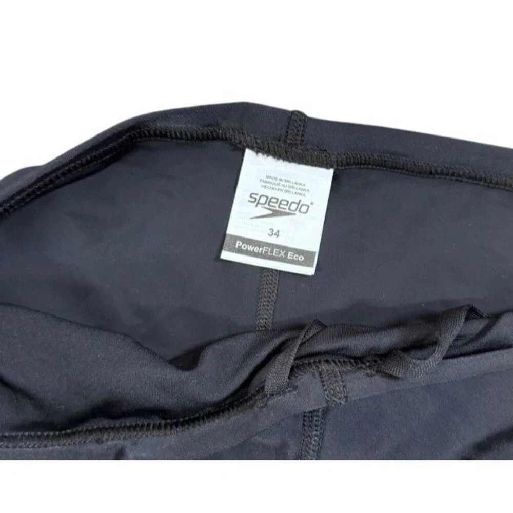 Speedo Power Flex ECO Jammer Mens Size 34 Swim Shorts Compression Training